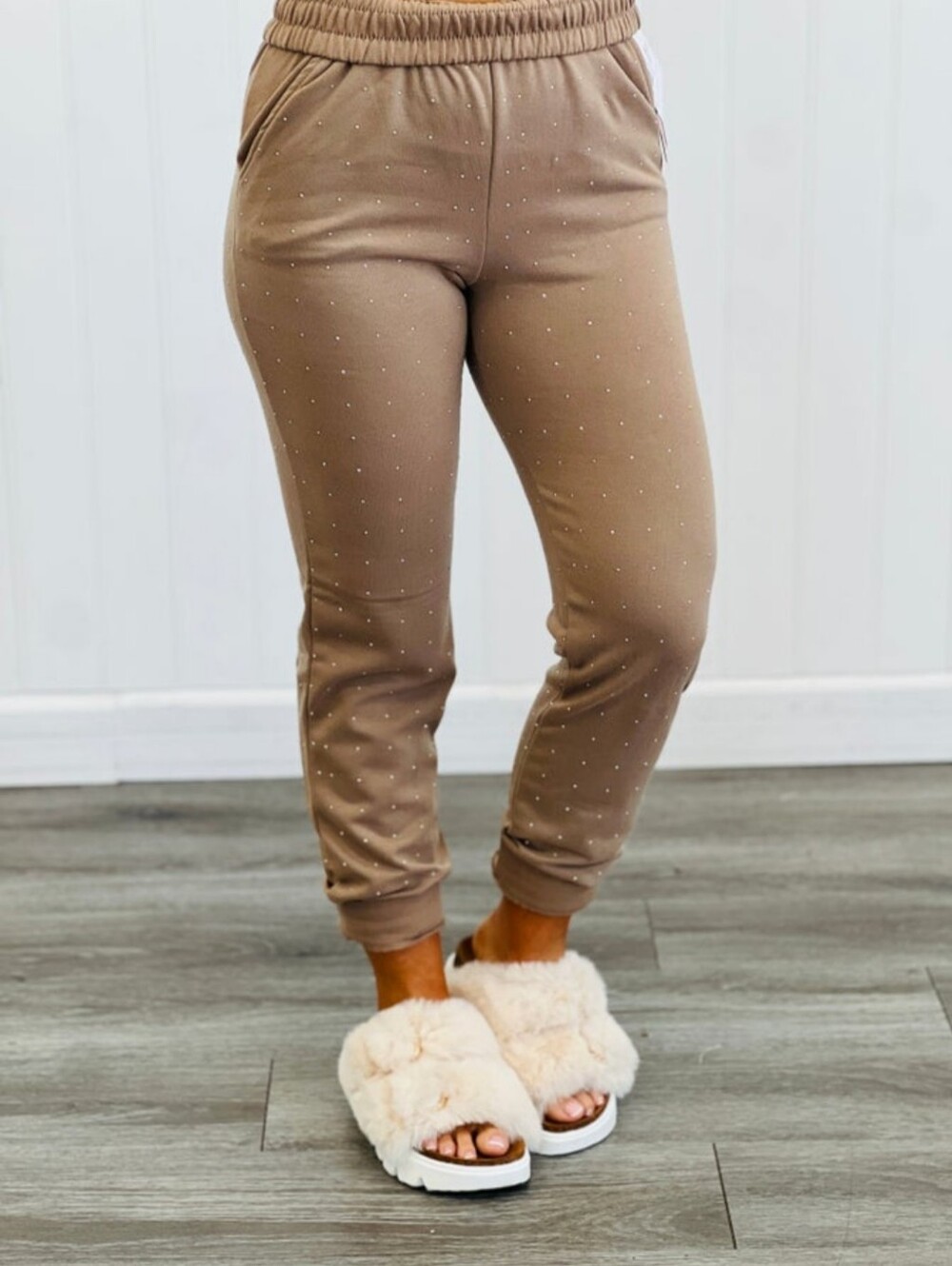Matching Rhinestone Sweater & Jogger Set - Picture 3 of 3